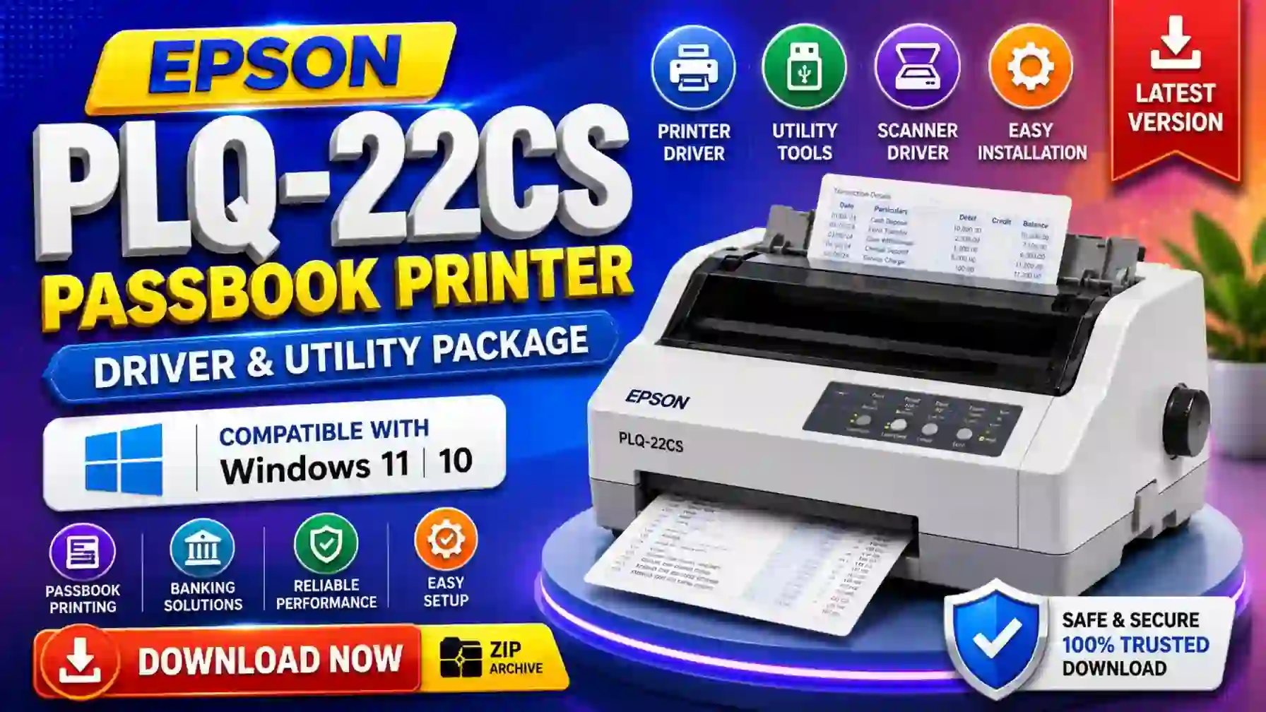 Epson PLQ-22CS Driver Download