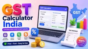 GST Calculator India for CGST SGST IGST